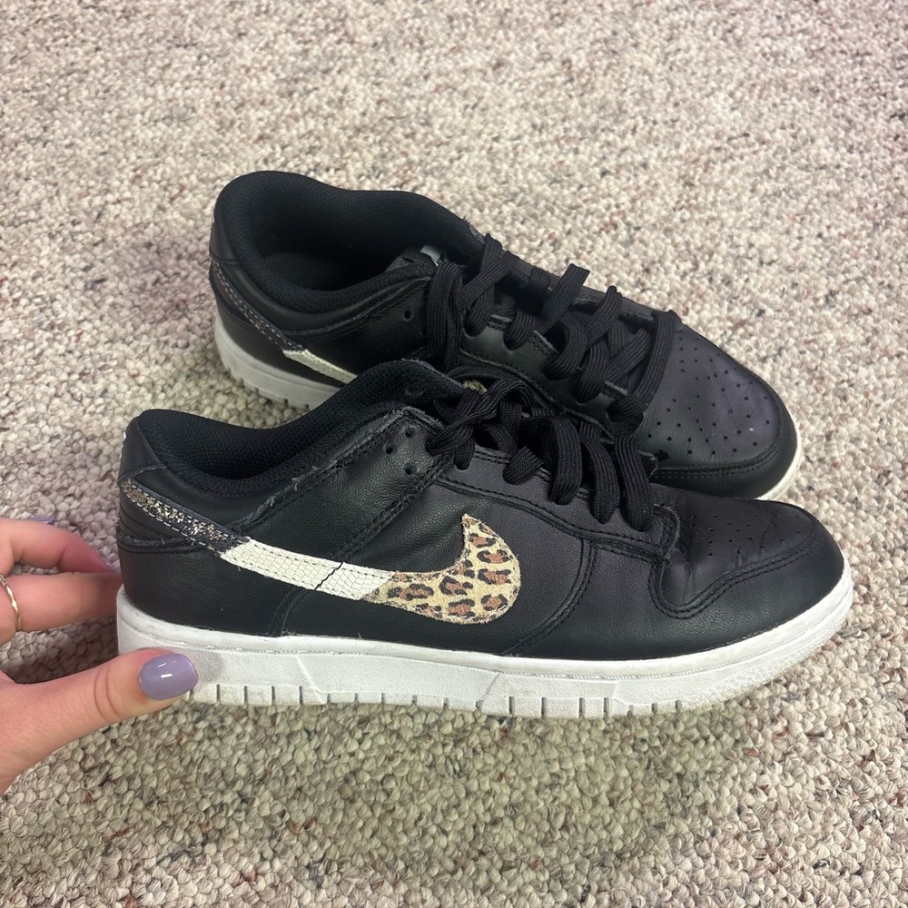 Nike dunks black cheetah